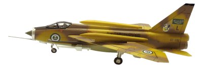 画像1: エフトイズ 1/144戦闘機 70年代ジェット機コレクション 01 ライトニングF Mk.6 c.サウジアラビア空軍 第13飛行隊 外箱なし