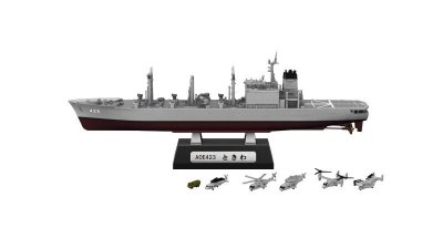 画像1: エフトイズ 1/1250 現用艦船キットコレクションSP 海上自衛隊 ヘリ護衛艦・補給艦 04 ときわAOE423 A フルハルVer.