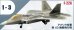画像1: エフトイズ ハイスペックシリーズ vol.3 1/144戦闘機 F-22A RAPTOR ラプター 1-3 アメリカ空軍第43戦闘飛行隊 (1)