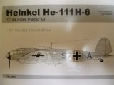 アルジャーノンプロダクト(カフェレオ) 1/144戦闘機 Heinkel He-111H-6　No.003　1/144スケール　プラスチックキット　限定品