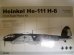 画像1: アルジャーノンプロダクト(カフェレオ) 1/144戦闘機 Heinkel He-111H-6　No.004　1/144スケール　プラスチックキット　限定品 (1)