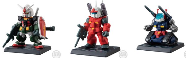 画像1: オペレーションジャブロー　３体セット　RX-78-2　ガンダム　ガンキャノン　ガンタンク (1)