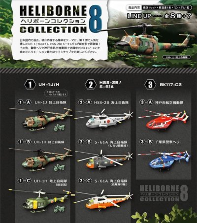 画像3: エフトイズ 1/144戦闘機 ヘリボーンコレクション08 　3Ａ　　BK117-C2 神戸市航空機動隊