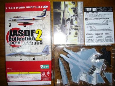 画像2: エフトイズ 1/144戦闘機 日本の翼コレクション2　01s.F-15C　アメリカ空軍　第44戦闘飛行隊　飛行隊長機　沖縄県嘉手納基地2007年