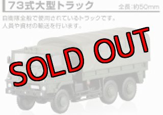 アオシマ 自衛隊名鑑 第1弾 1/144 73式大型トラック編 軽レッカ