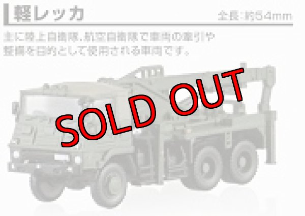 画像1: アオシマ 自衛隊名鑑 第1弾 1/144 73式大型トラック編 軽レッカ (1)
