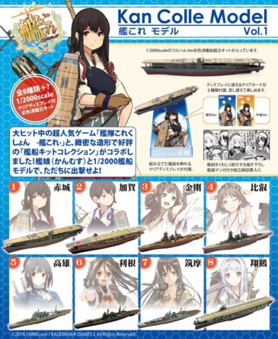画像3: エフトイズ 1/2000 艦隊これくしょん 艦これモデル vol.1 SP.矢矧 シークレット